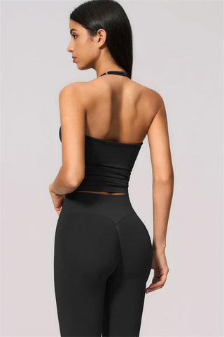 The Velvetine Tank Top Flared Leggings 2-Piece Set