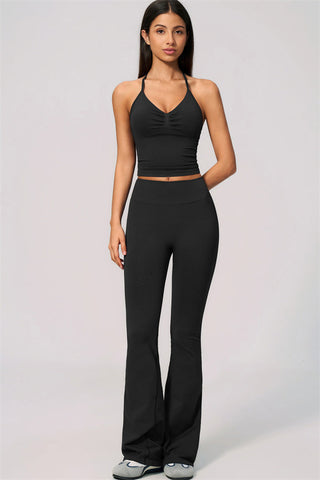 The Velvetine Flared Leggings