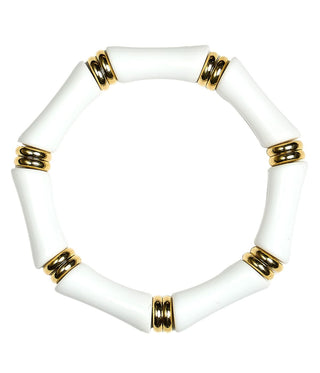 Logan - Bamboo Acrylic Bracelet - Glamourous Grace