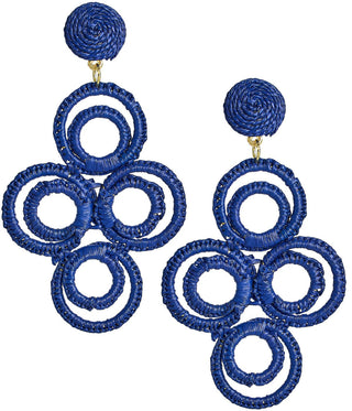 Chloe Raffia  - Drop Earring - Glamourous Grace
