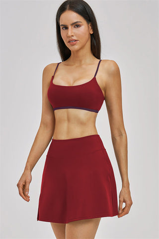 The Seraphine Sports Bra Skirt 2-Piece Set