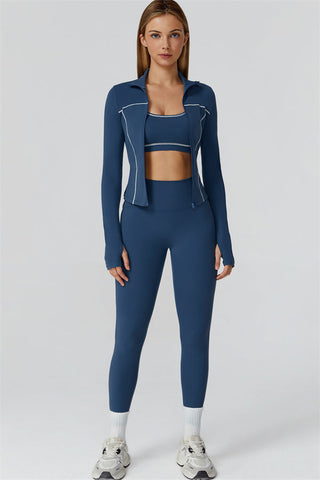 The Venus Zip Top Leggings 2-Piece Set