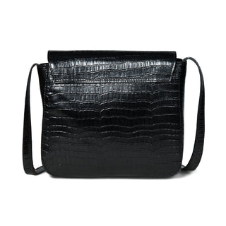 Diva Black Croco Sling Bag - Glamourous Grace