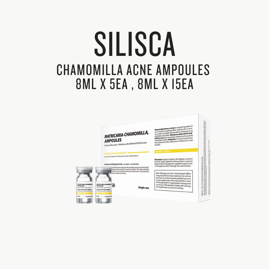 [ Silisca ] Matricaria-Chamomilla Acne Ampoules - Glamourous Grace