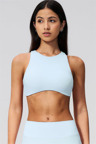 The Twirl Open Back Sports Bra Straight Leg Pants 2-Piece Set