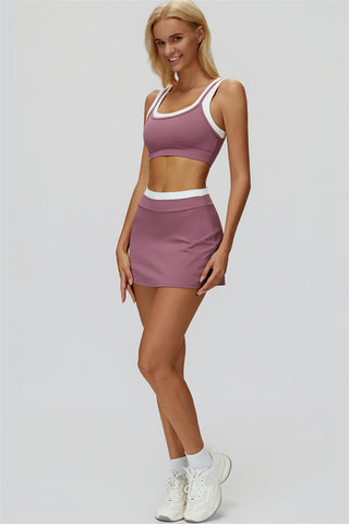 The Canyon Sports Bra Skirt 2-Piece Set