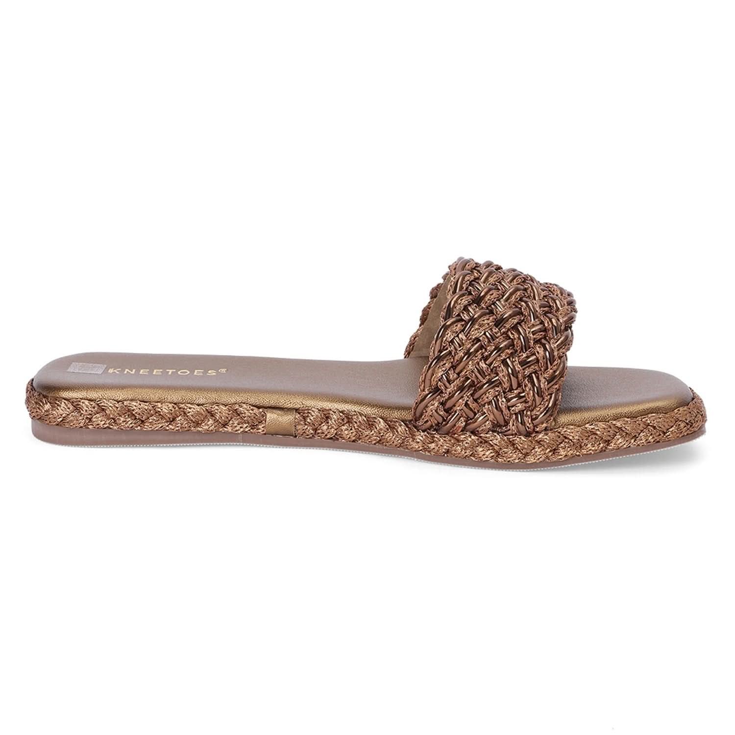 Lyra - Bronze Slip-Ons - Glamourous Grace