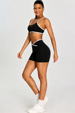 The Dwell Sports Bra Shorts 2-Piece Set