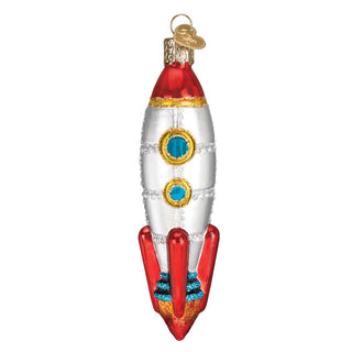 Toy Rocket Ship Ornament