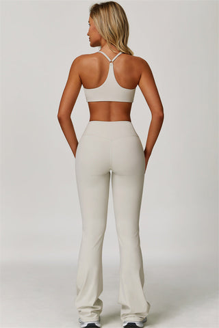 The Refresh Sports Bra Flared Leggings 2-Piece Set