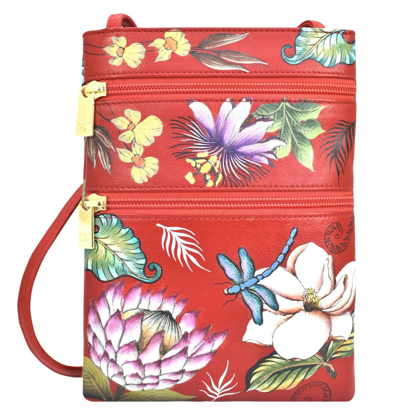 Mini Double Zip Travel Crossbody - 448 - Glamourous Grace
