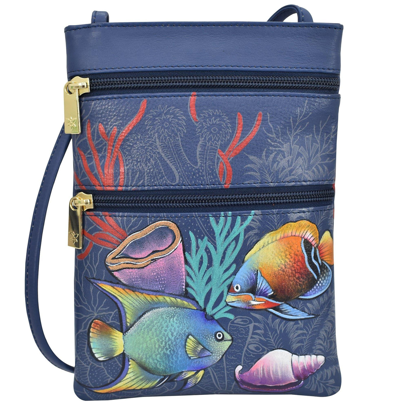 Mini Double Zip Travel Crossbody - 448 - Glamourous Grace