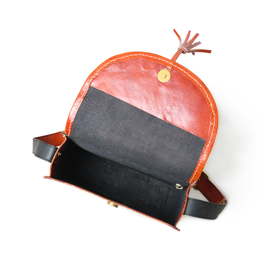 Astounding Ajrakh Ethnic Satchel - Glamourous Grace