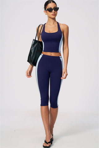 The Sandstone Tank Top Capri Leggings 2-Piece Set