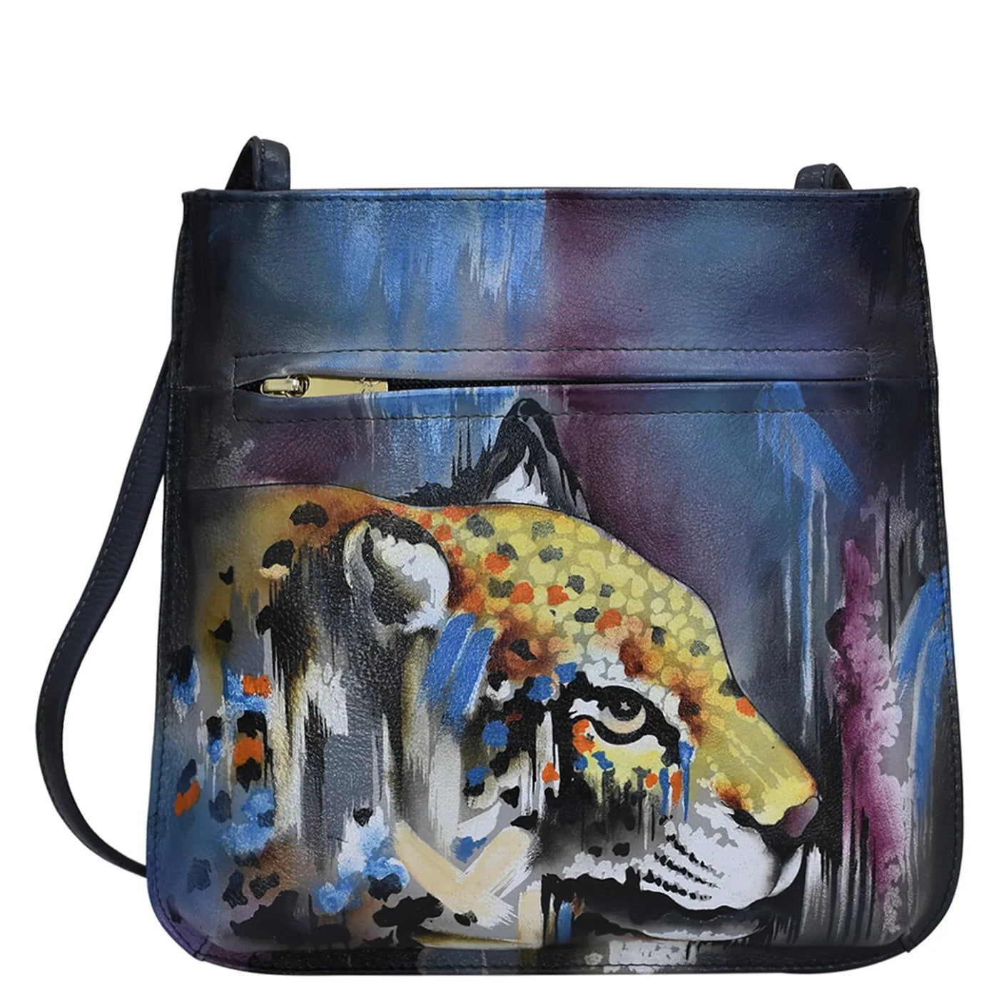 Slim Crossbody With Front Zip - 452 - Glamourous Grace