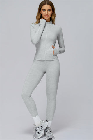 The Radiance Jacket Sports Bra Leggings 3-Piece Set