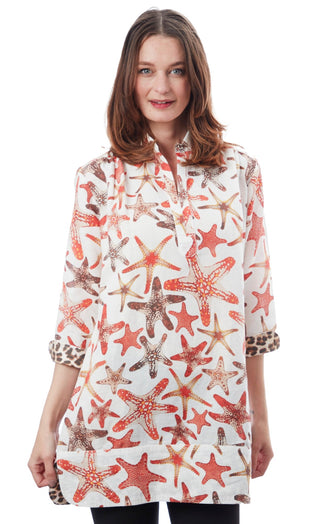 Vail Tunic Star Fish Print - Glamourous Grace