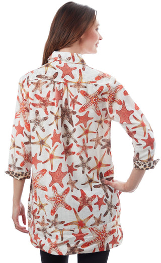 Vail Tunic Star Fish Print - Glamourous Grace