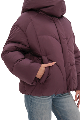 Insulated Bio-Down Jacket in Fig
