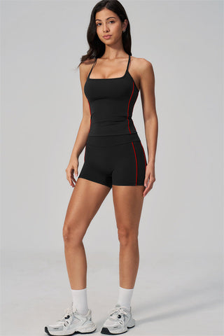 The Breathe Crop Top Shorts 2-Piece Set