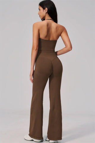 The Align Halter Tank Top Flared Leggings 2-Piece Set