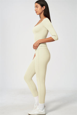 The RiseFit Half-Sleeve T-Shirt Leggings 2-Piece Set