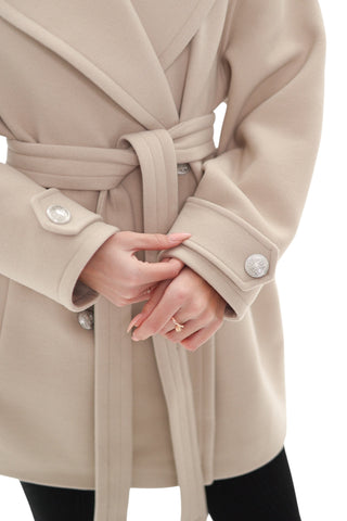 Kyoto Midi Cashmere Wool Blend Coat