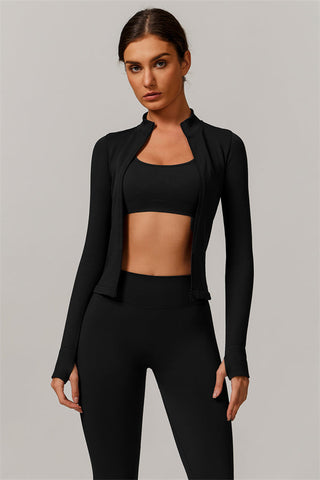 The Nova Luxe Jacket Sports Bra Leggings 3-Piece Set