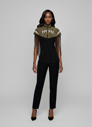 Bronze Touchdown Cape - Glamourous Grace