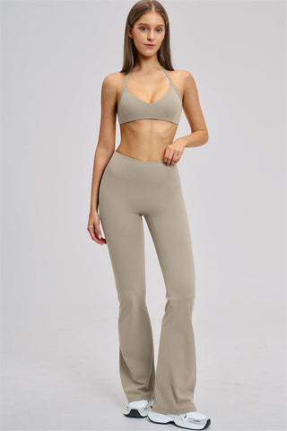 The Zestful Sports Bra Flared Leggings 2-Piece Set