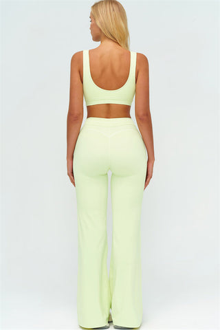 The Amara Sports Bra Flared Leggings 2-Piece Set