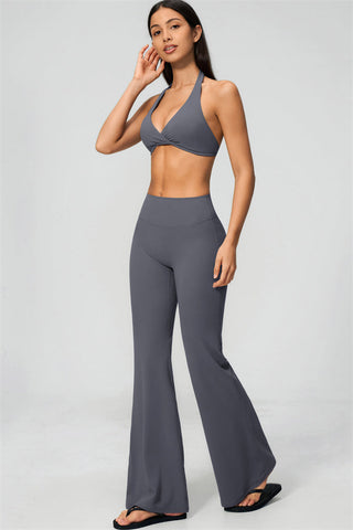 The Lox Sports Bra Flared Leggings 2-Piece Set