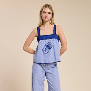Sardine Striped Tank Top