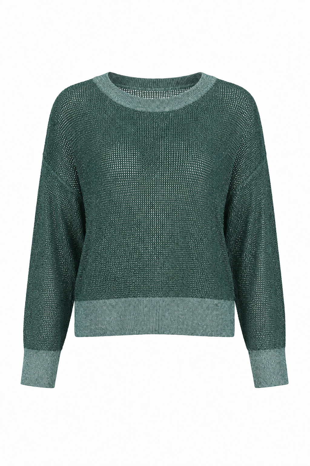 Pima Cotton Metallic Mini Seed Stitch - Evergreen/Silver - Glamourous Grace