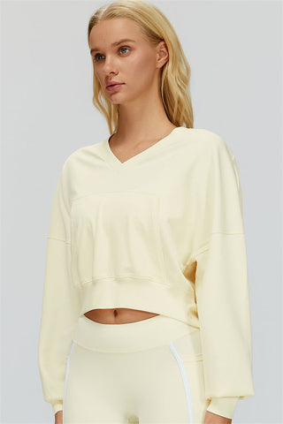 The Whisper V-Neck Hoodie