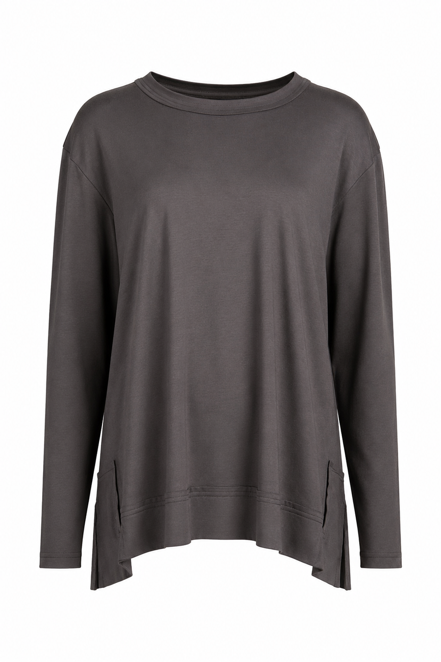 Pima Cotton Detail Tee - Lava - Glamourous Grace