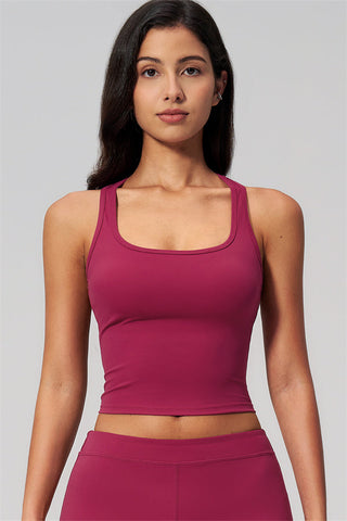 The Revive Crop Top Straight Leg Pants 2-Piece Set
