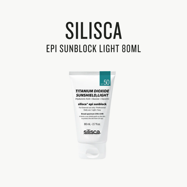 [ Silisca ]  EPI Sunblock Light 80ML - Glamourous Grace