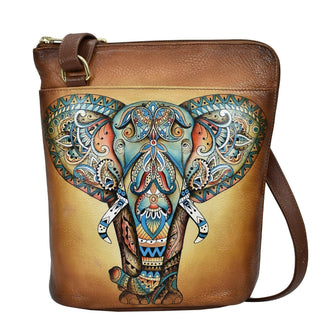 Organizer Crossbody With Extended Side Zipper - 493