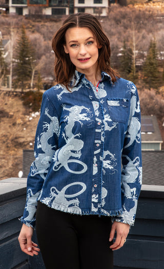 Blue Dragon Denim Cape Cod - Glamourous Grace
