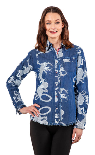 Blue Dragon Denim Cape Cod - Glamourous Grace