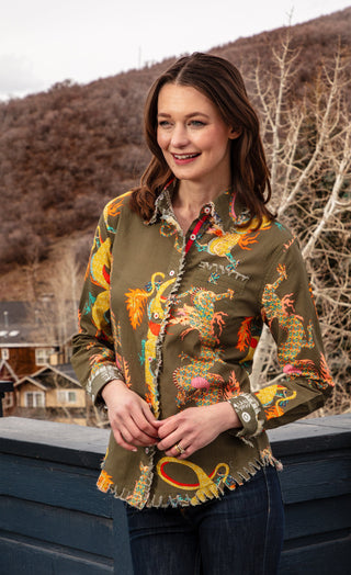 Olive Dragon Cape Cod - Glamourous Grace