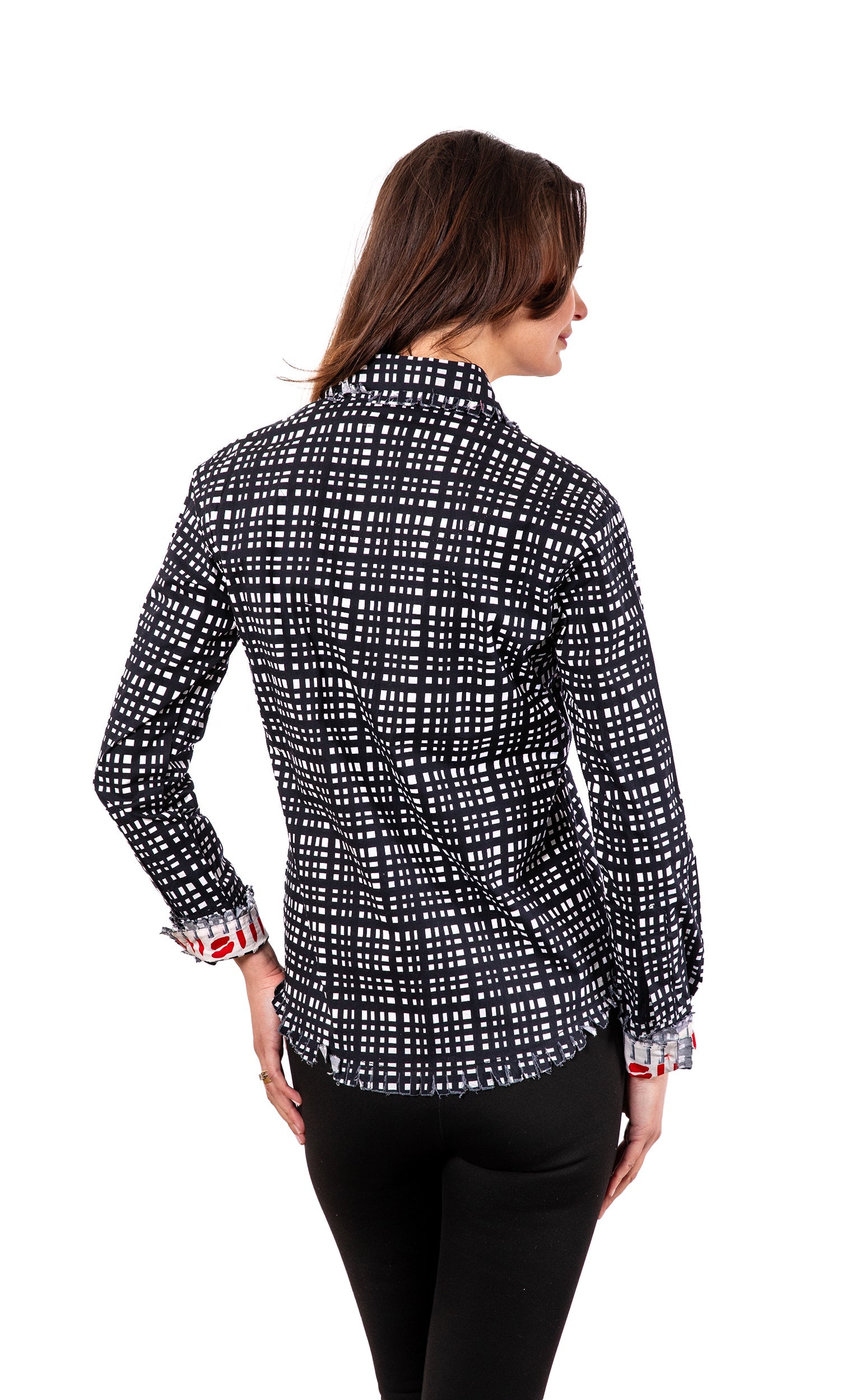 Black White Grid Cape Cod - Glamourous Grace