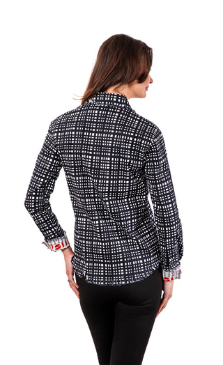 Black White Grid Cape Cod - Glamourous Grace