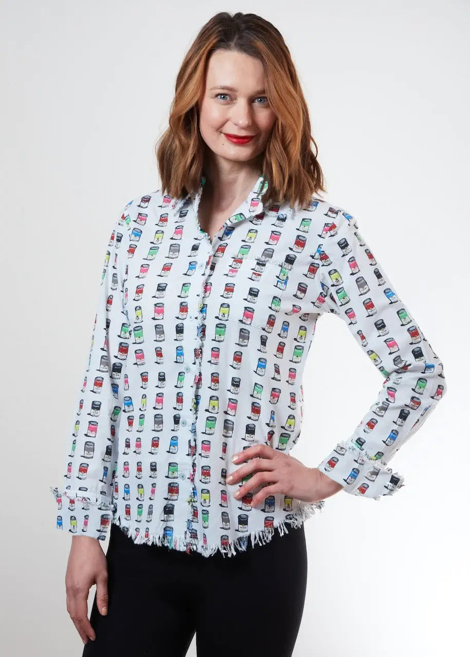 Cape Cod Tunic Soup Cans - Glamourous Grace