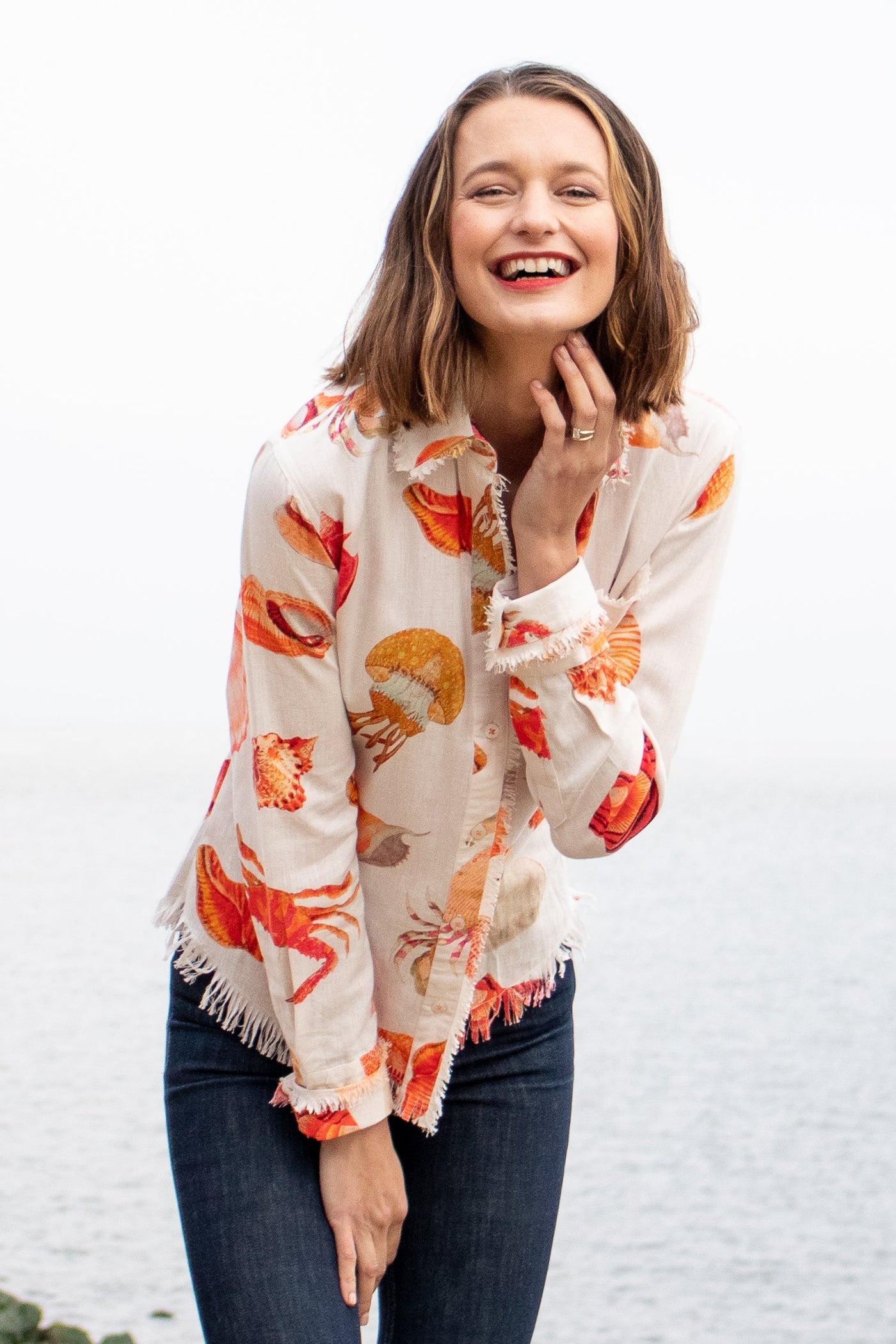 Cape Cod Shirt Sea Life - Glamourous Grace