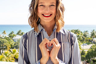 Cape Cod Shirt Blue Stripes - Glamourous Grace