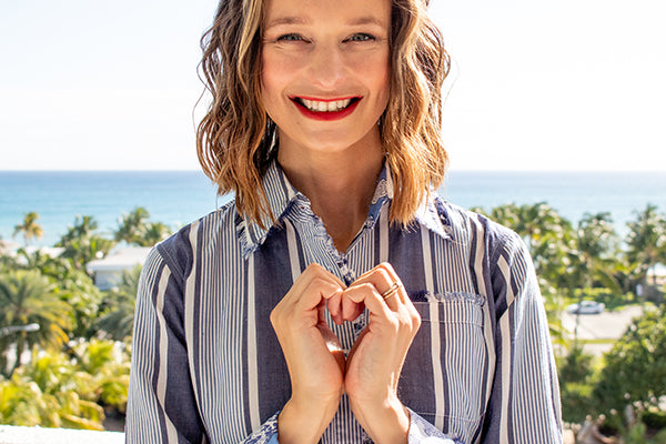 Cape Cod Shirt Blue Stripes - Glamourous Grace