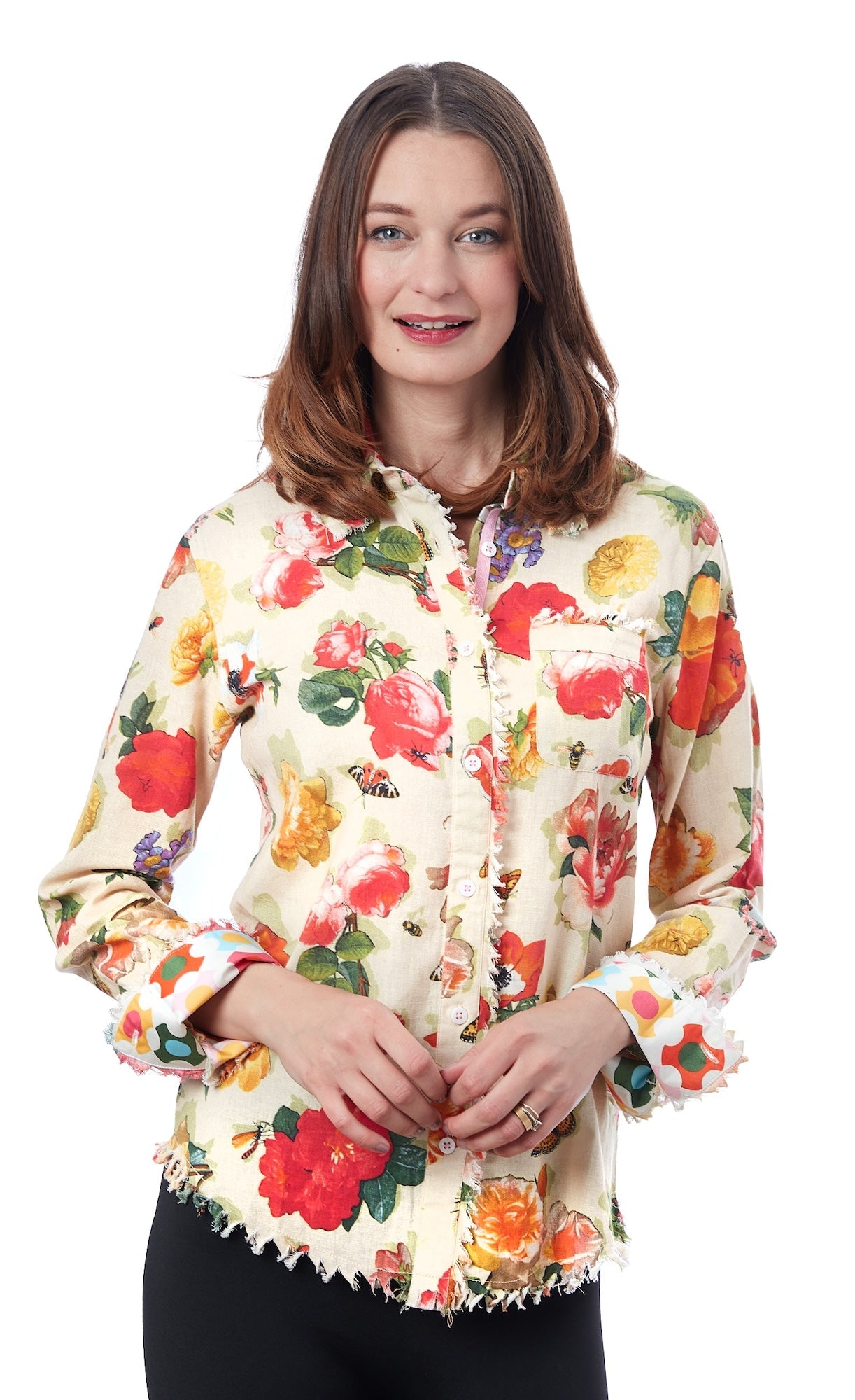 Cape Cod Tunic Botanical Print - Glamourous Grace