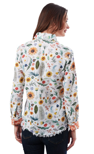 Cape Cod Tunic Botanical Print - Glamourous Grace
